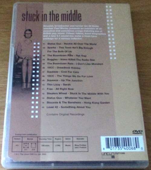STUCK IN THE MIDDLE 15 Classic 70`s Videos DVD