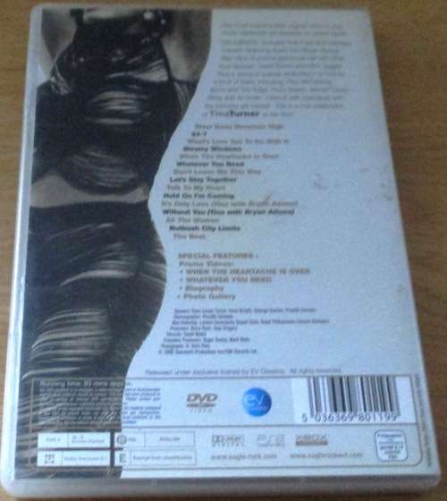 TINA TURNER The Best Of Videos DVD