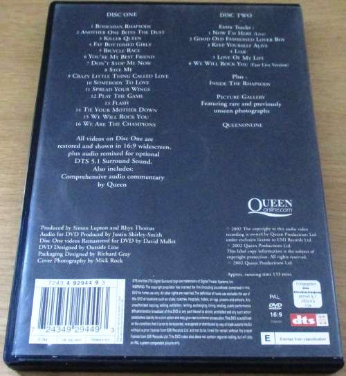 QUEEN Greatest Video Hits I 2xDVD