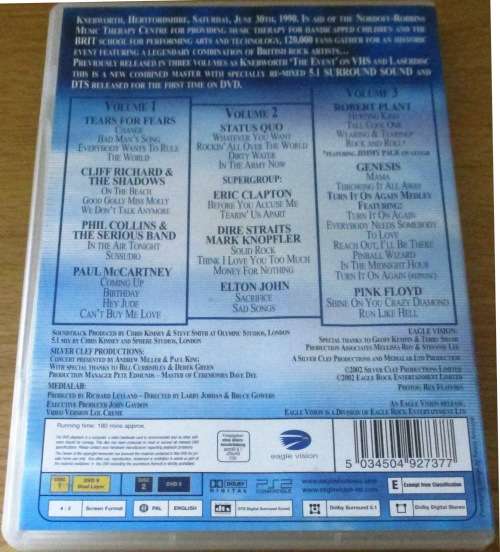 KNEBWORTH Part 1-3 2xDVD