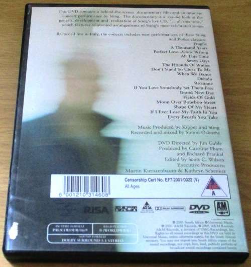 STING All This Time DVD