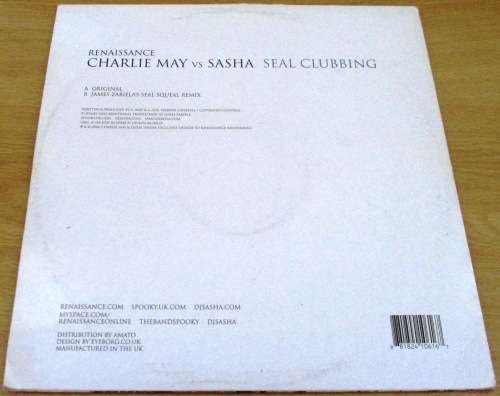 RENAISSANCE Charlie May VS Sasha Seal Clubbing Vinyl Record