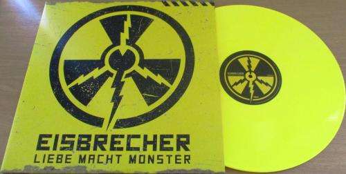 EISBRECHER Liebe Macht Monster 2XLP YELLOW Vinyl Record