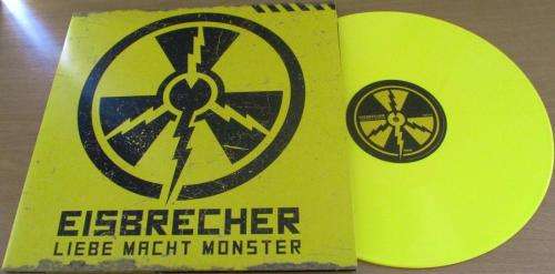 EISBRECHER Liebe Macht Monster 2XLP YELLOW Vinyl Record