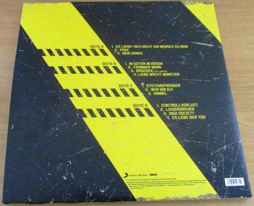 EISBRECHER Liebe Macht Monster 2XLP YELLOW Vinyl Record