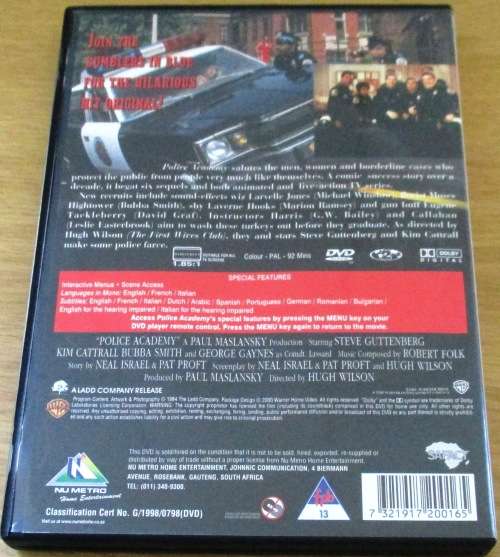 CULT FILM: POLICE ACADEMY [BOX H1]