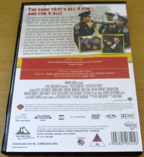 CULT FILM: POLICE ACADEMY 4 [BOX H1]