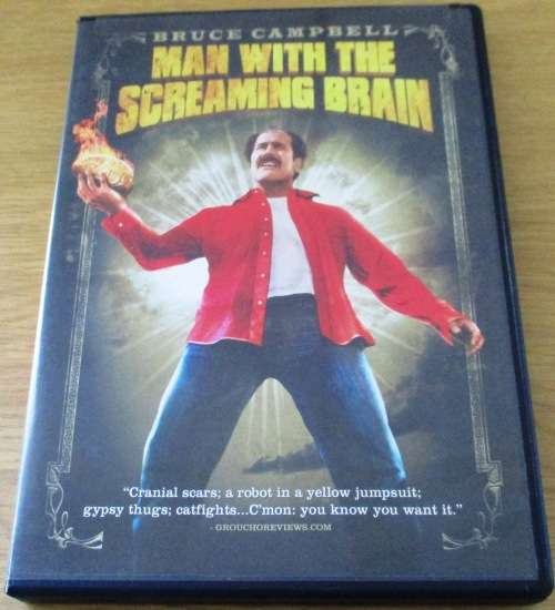 CULT FILM: MAN WITH THE SCREAMING BRAIN DVD [BOX H1]