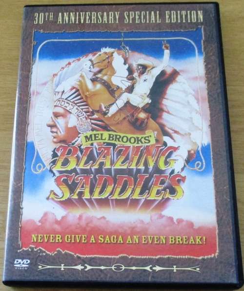 CULT FILM: BLAZING SADDLES Mel Brooks DVD [BOX H1]