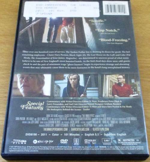 CULT FILM: THE INNKEEPERS DVD   [BOX H1]