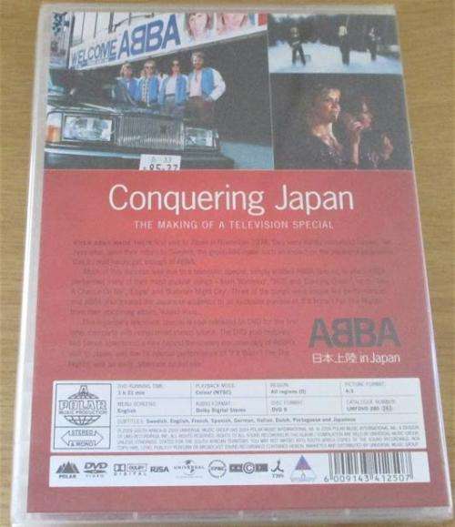ABBA In Japan DVD [Shelf H]