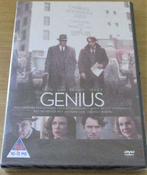 GENIUS Jude Law Nicole Kidman DVD [Shelf H]
