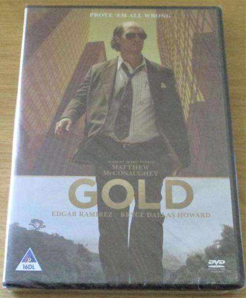 GOLD Matthew McCONAUGHEY DVD [Shelf H]