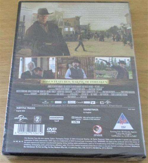 FORSAKEN Kiefer Sutherland Demi Moore [Shelf H]