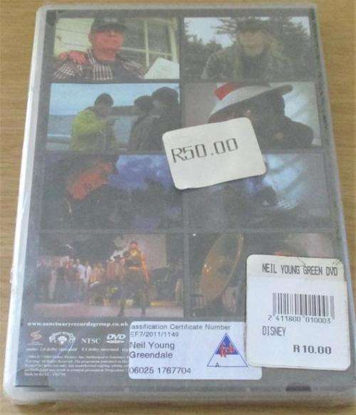 GREENDALE A Film by Neil Young DVD [Shelf H]