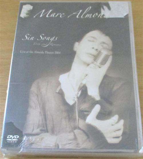 MARC ALMOND Sin Songs Live at the Almeida Theatre 2004 DVD [Shelf H]