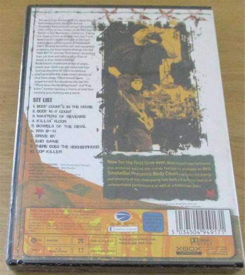 BODY COUNT Featuring ICE T DVD [Shelf H]