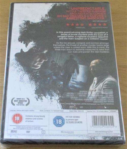 BIG BAD WOLVES Quentin Tarantino DVD [Shelf H]