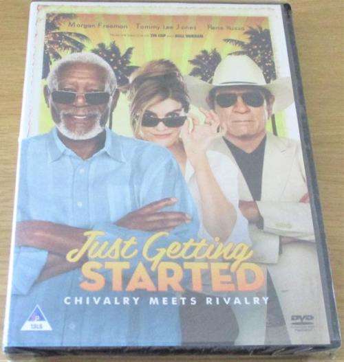 JUST GETTING STARTED Morgan Freeman Tommy Lee Jones DVD [Shelf H]