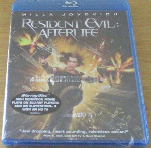 RESIDENT EVIL: Afterlife Milla Jovovich Blu Ray [Shelf H]