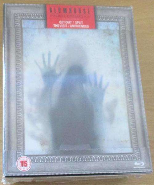 BLUMHOUSE 4xFilm Horror Collection Blu Ray BOX SET [Shelf H]
