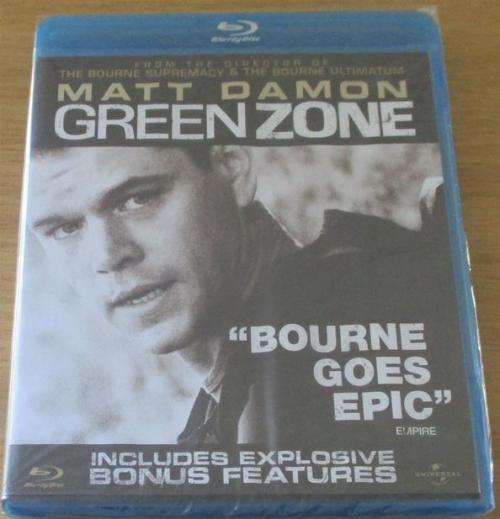 GREEN ZONE Matt Damon Blu Ray [Shelf H]