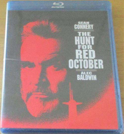 THE HUNT FOR THE RED OCTOBER Sean Connery Alex Baldwin Blu Ray [Shelf H]