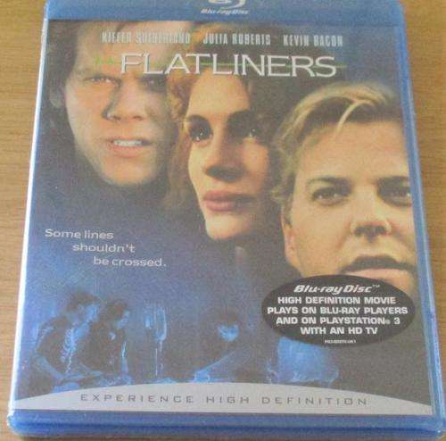 FLATLINERS Kevin Bacon Julia Roberts Kiefer Sutherland Blu Ray [Shelf H]