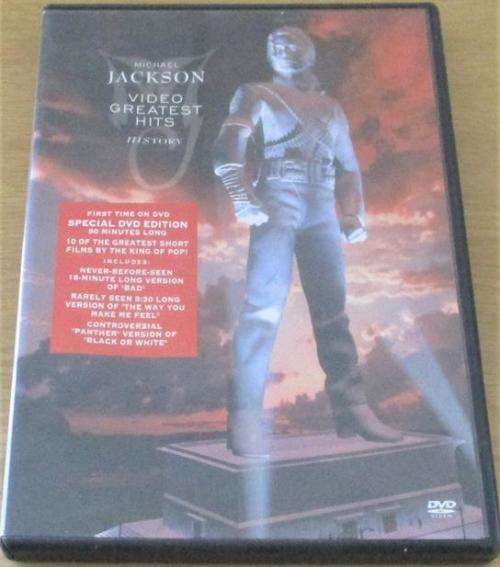 MICHAEL JACKSON  Video Greatest Hits DVD