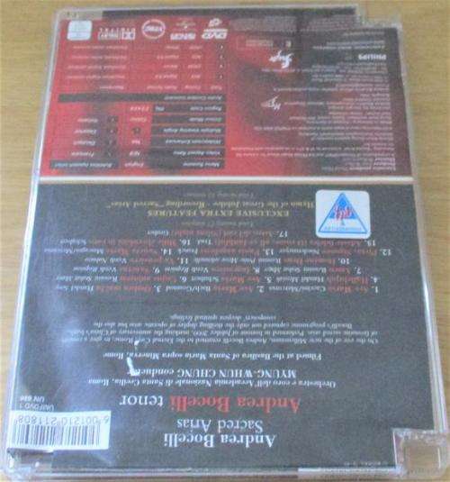 ANDREA BOCELLI Sacred Alias DVD