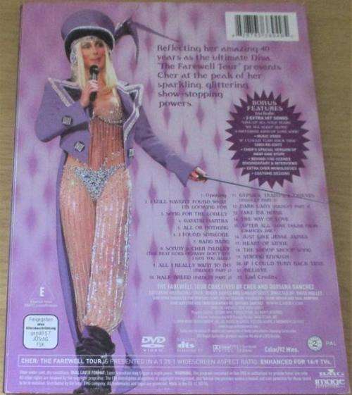 CHER The Farewell Tour DVD