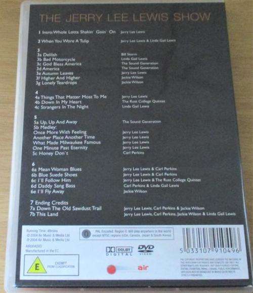 JERRY LEE LEWIS In Concert  DVD