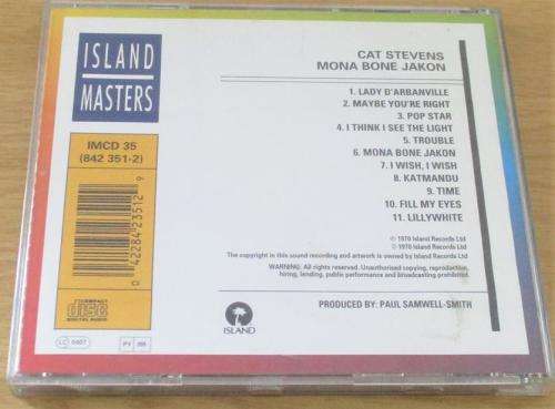 CAT STEVENS Mona Bone Jakon CD