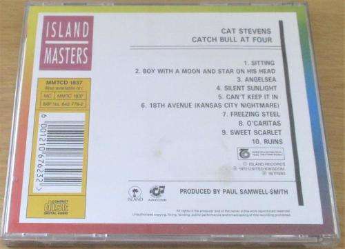 CAT STEVENS Catch Bull at Four CD
