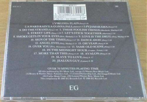 BRYAN FERRY + ROXY MUSIC Street Life 20 Great Hits CD