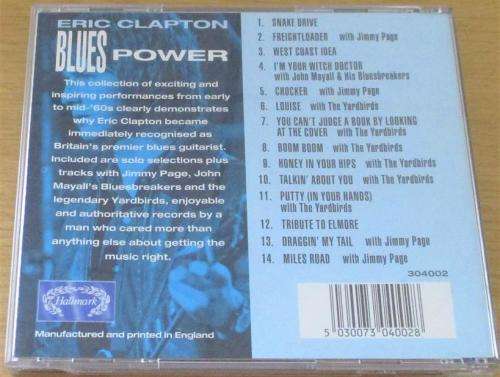 ERIC CLAPTON Blues Power CD