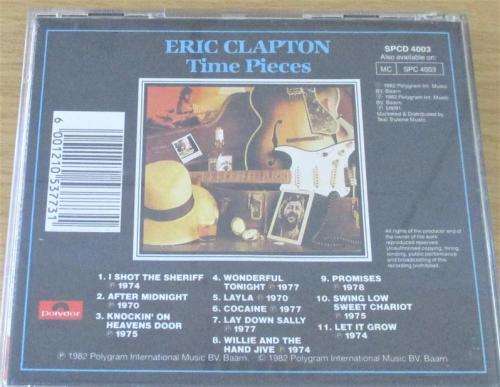 ERIC CLAPTON Time Pieces the Best of