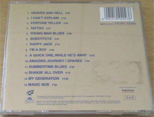 THE WHO Live at Leeds CD