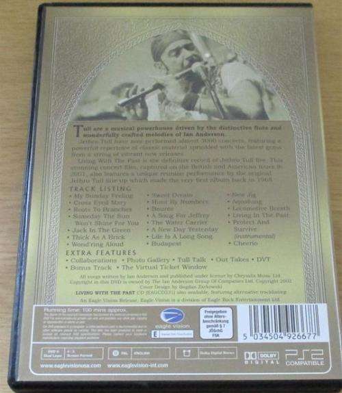 JETHRO TULL Living with the Past DVD