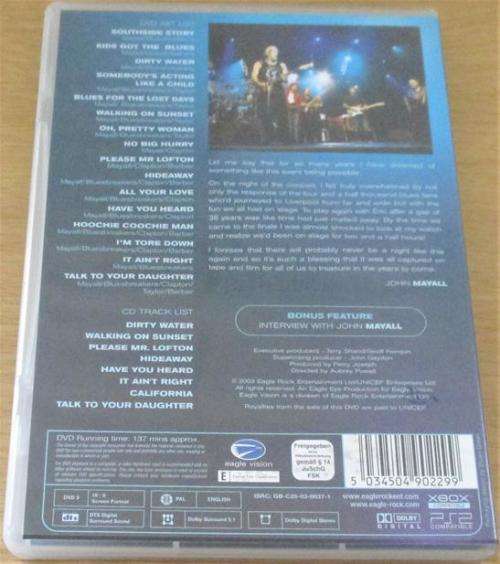 JOHN MAYALL & THE BLUESBREAKERS 70th Birthday Concert DVD