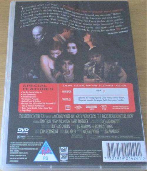 THE ROCKY HORROR PICTURE SHOW DVD