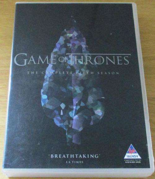 GAME OF THRONES The Complete Fifth Season DVD [DVD BOX 3]