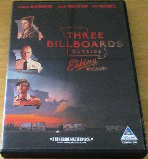CULT FILM: THREE BILLBOARDS OUTSIDE EBBING MISSOURI Woody Harrelson DVD [DVD BOX 7]