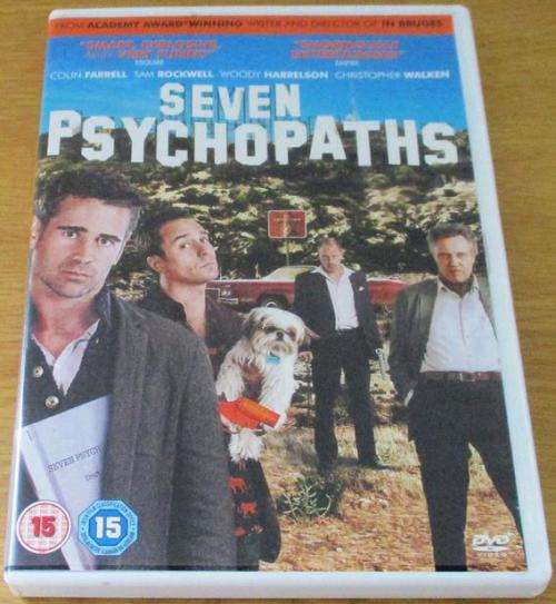 CULT FILM: SEVEN PSYCHOPATHS Colin Farrell Woody Harrelson Christopher Walken DVD [DVD BOX 7]