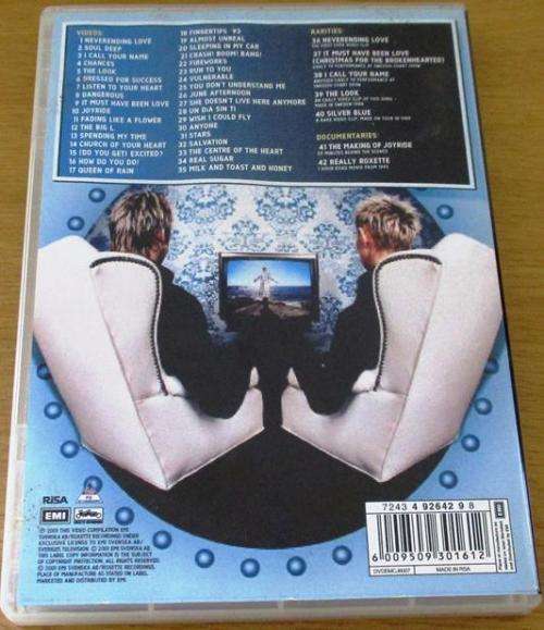 ROXETTE The Complete Video Collection 1987-2001  DVD