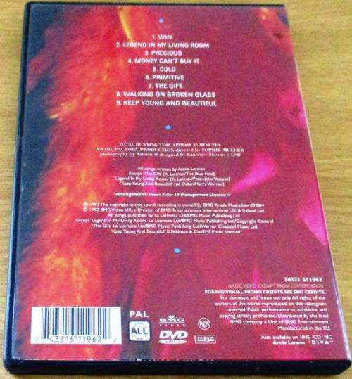 ANNIE LENNOX Totally Diva DVD