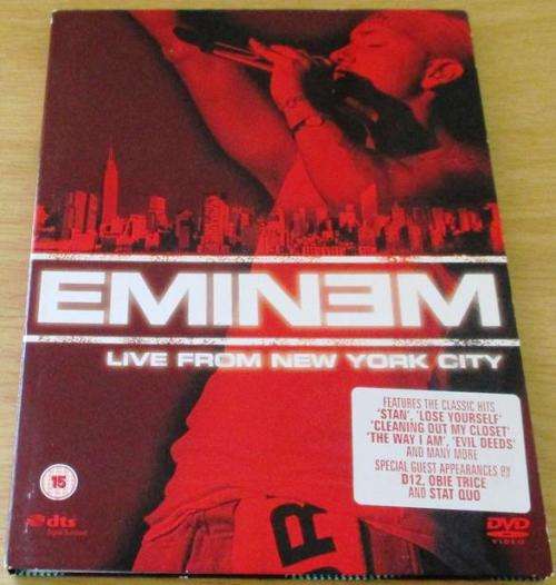 EMINEM Live From New York City DVD