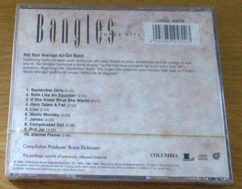 THE BANGLES Super Hits CD