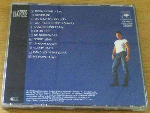 BRUCE SPRINGSTEEN Born in the USA CD   [msr]