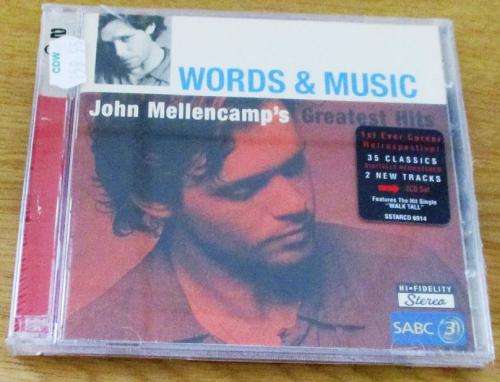 JOHN MELLENCAMP Words & Music Greatest Hits CD   [msr]